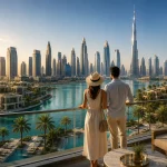 Buying Property in Dubai luxury residential apartments overlooking the Dubai skyline